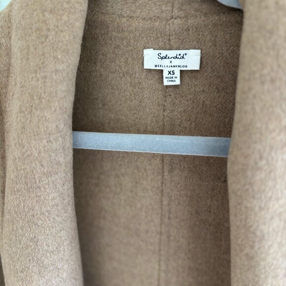 Splendid Cella Jane Icon Shawl Collar Coat - Picture 2 of 4